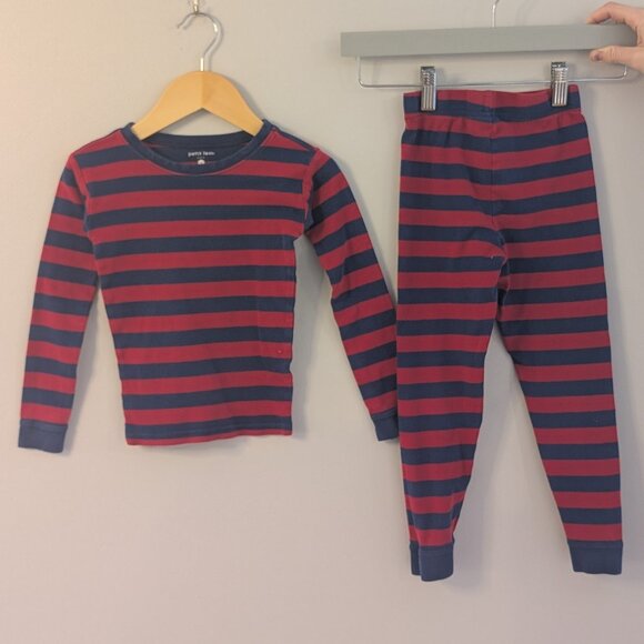 2/$20 💚 Petit Lem Striped 2-Piece Pajama Set | Size 5 - Picture 1 of 8